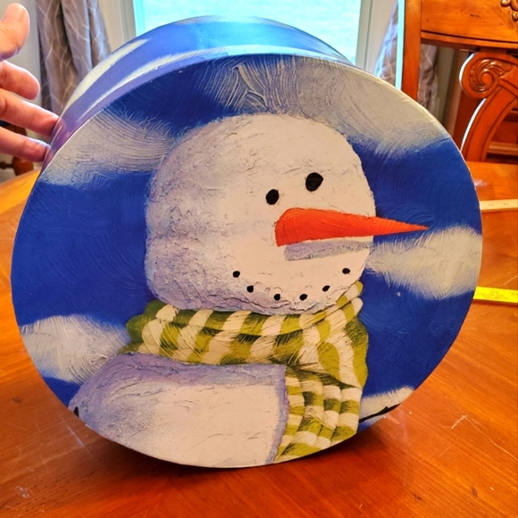 SNOWMAN Hat Box - Picture 1 of 7